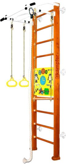 

Детский спортивный комплекс Kampfer Helena Wall Busyboard (стандарт, классический/бизиборд желтый)