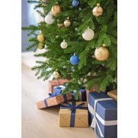 Ель Уральская ёлка и игрушка Европейская (120см)