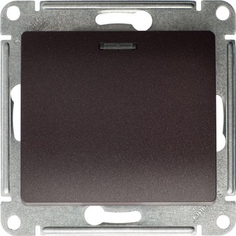 Выключатель Schneider Electric Glossa GSL000813 (шоколад)