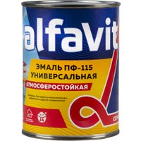 Эмаль Alfavit ПФ-115 0.9кг (салатовый)
