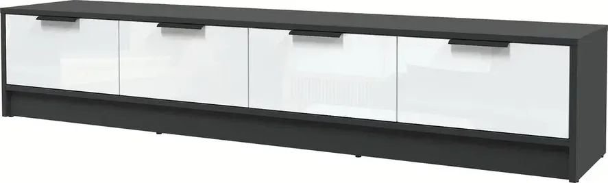 

Тумба Интерлиния ТВ Концепт КТ-ТВ4-35 Глосс (антрацит/белый глянец)