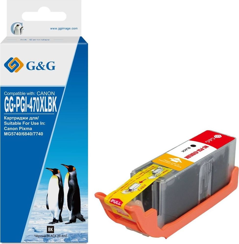 

Картридж G&G GG-PGI-470XLBK (аналог Canon PGI-470XLBK)