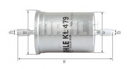 

Топливный фильтр Mahle Knecht KL479