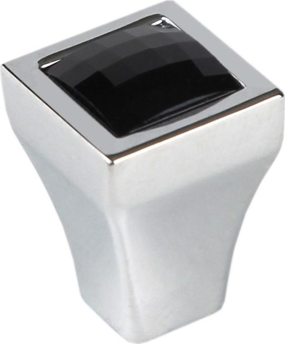 

Ручка мебельная Boyard Crystal RC425CP/CrBl.4