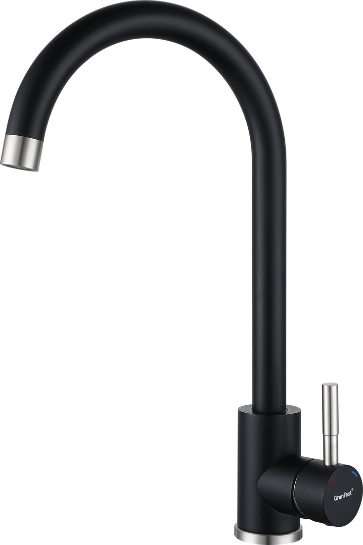 

Смеситель GranFest QUARZ GF-Z5410 (черный)