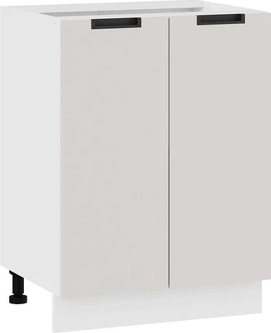 

Шкаф напольный Трия Гренада 1Н6 (белый/холст мокко)