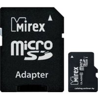 Карта памяти Mirex microSDXC UHS-I (Class 10) 128GB + адаптер [13613-AD10S128]