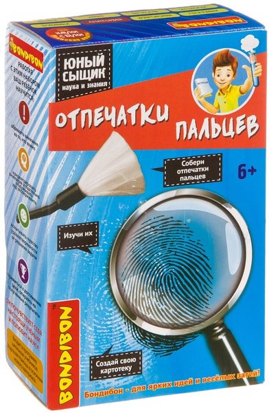 

Набор для опытов Bondibon Науки с Буки Отпечатки пальцев ВВ4144