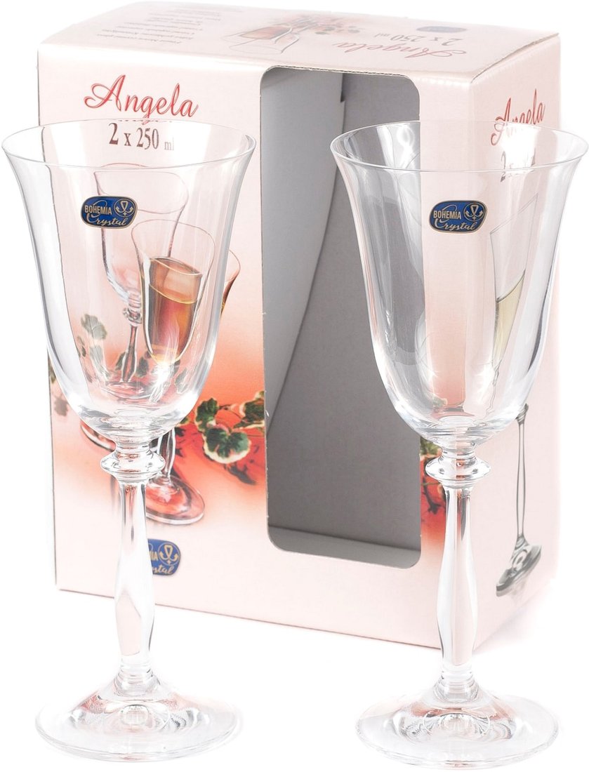 

Набор бокалов для шампанского Bohemia Crystal Angela 40600/250