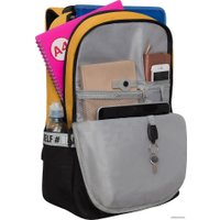 Городской рюкзак Grizzly RU-337-2 (черный/желтый)