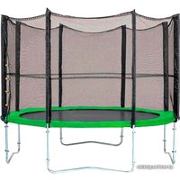 Батут Sundays Acrobat-D252 (зеленый, с сеткой)
