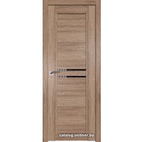 Межкомнатная дверь ProfilDoors 2.75XN R 70x200 (салинас светлый, стекло черный триплекс)