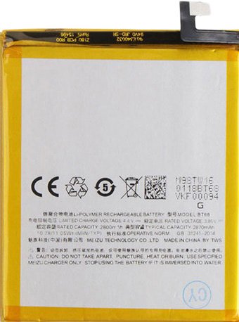 

Аккумулятор для телефона Копия MEIZU BT68