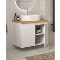  ЗОВ Тумба под умывальник Монови 80 M80LW0LW (подвесная/белый) в Витебске