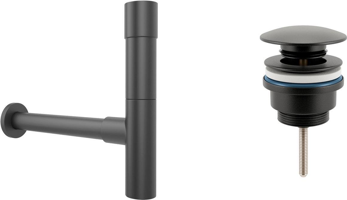 

Сифон Wellsee Drainage System 182115003 (сифон, донный клапан, матовый черный)
