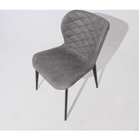 Стул Алвест Av 470 (темно-серая замша 10/черный)