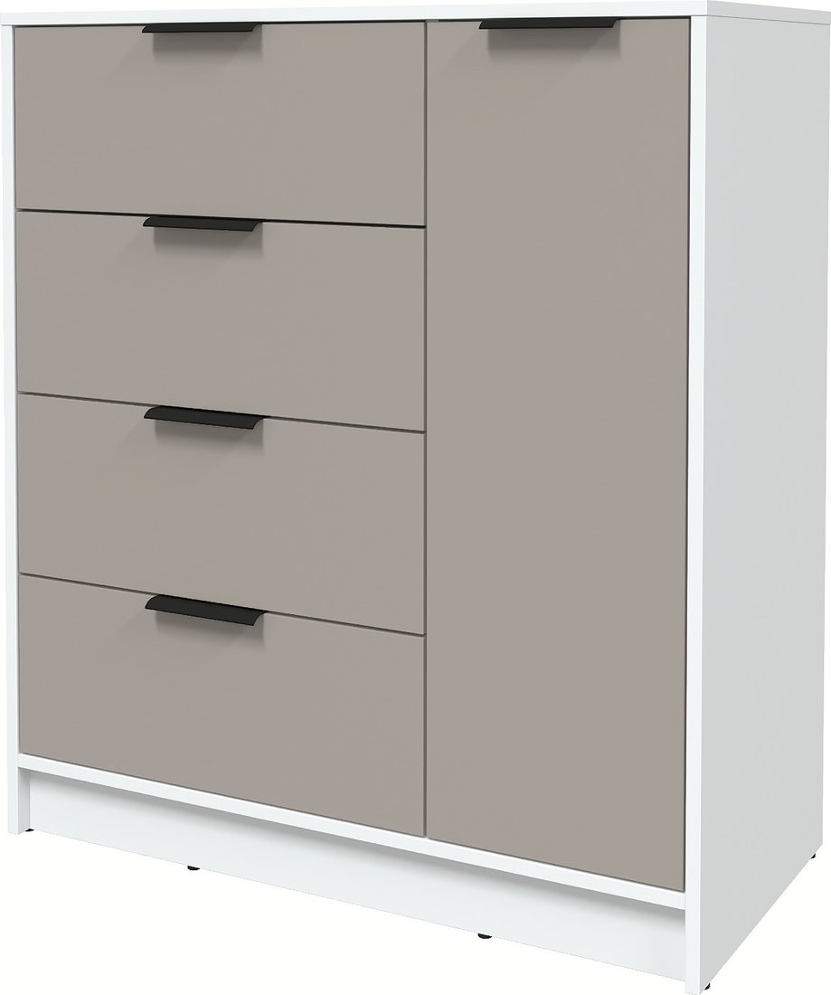 

Тумба Интерлиния Концепт КТ-Т90 Глосс (белый платинум/луна)