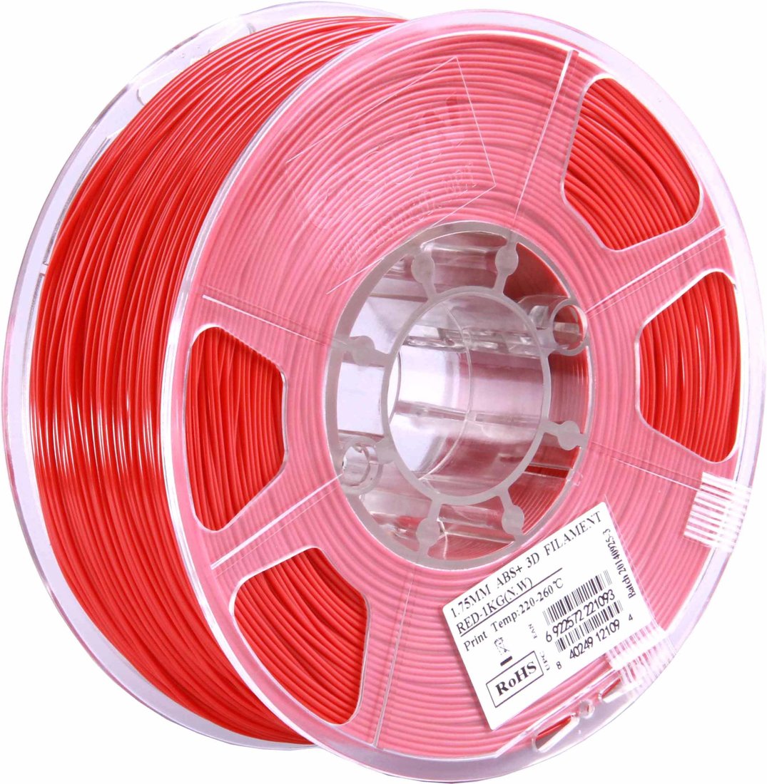

Пластик eSUN ABS+ 1.75 мм 1000 г (красный)