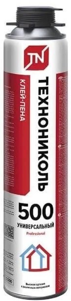 

Монтажная пена ТехноНИКОЛЬ Professional Универсальный 500 (740 г)