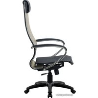 Офисное кресло Metta SU-1-BK Комплект 4, Pl тр/сечен (пластиковые ролики, золотой)