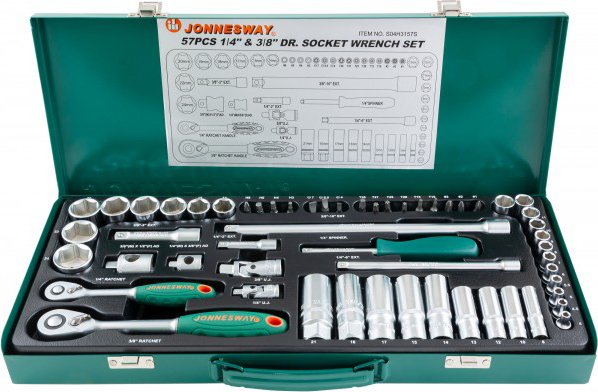 

Универсальный набор инструментов Jonnesway S04H3157S (57 предметов)