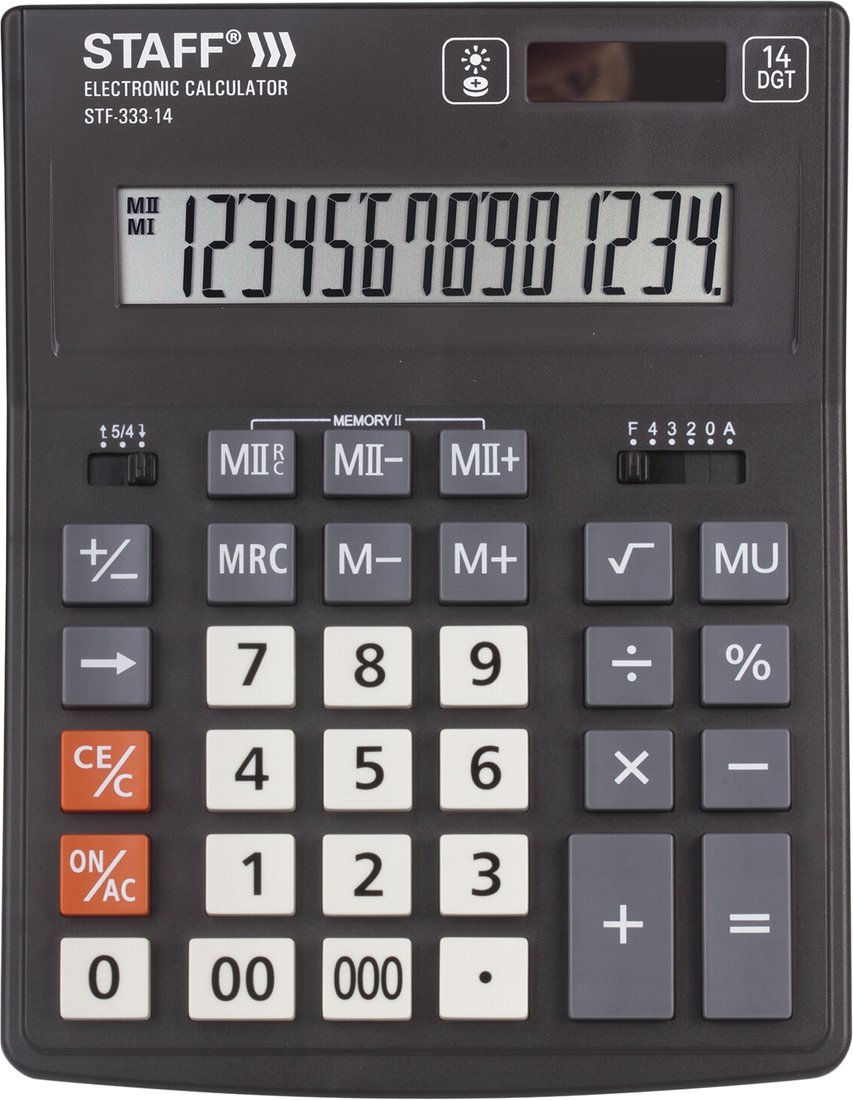 

Бухгалтерский калькулятор Staff Plus STF-333-14 250416