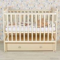 Классическая детская кроватка Фея 328-01 (бежевый)