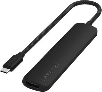 Док-станция Satechi 6-in-1 USB-C Slim Multiport Adapter ST-P6SK (черный)