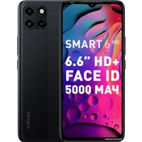 Смартфон Infinix Smart 6 HD 2GB/32GB (черный)