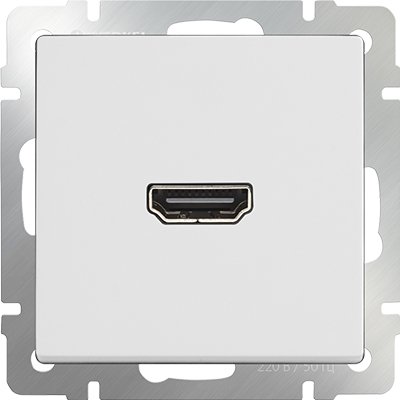 

Розетка HDMI Werkel WL01-60-11 (белый)