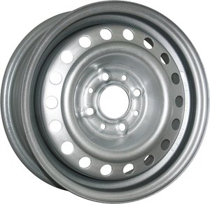 

Штампованные диски TREBL 7625T 16x6.5" 5x114.3мм DIA 60.1мм ET 39мм silver