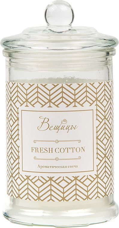 

Ароматизированая свеча Вещицы Fresh Cotton ARC-6