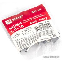 Наконечник-гильза для кабеля EKF PROxima Nhvi-1.5-18 (50 шт)