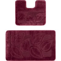 Набор ковриков Maximus Flora 2576 (60x100/50x60, баклажан)