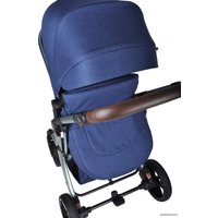 Универсальная коляска Aimile Original New Silver (2 в 1, синий)