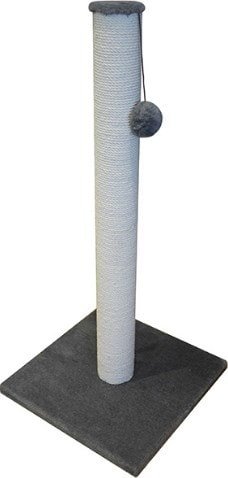 Когтеточка Cat House Столбик 90 (хлопок серый)