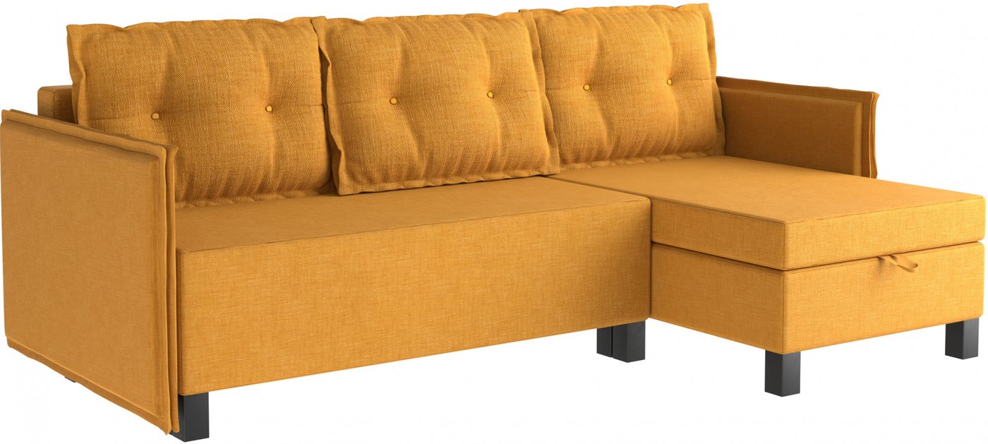 Угловой диван Mio Tesoro Туули (Yellow/Orange)