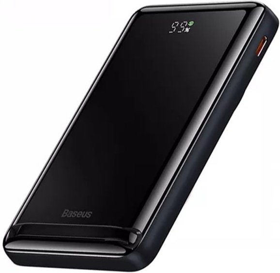 

Внешний аккумулятор Baseus Magnetic Bracket Wireless Fast Charge 10000mAh (черный)