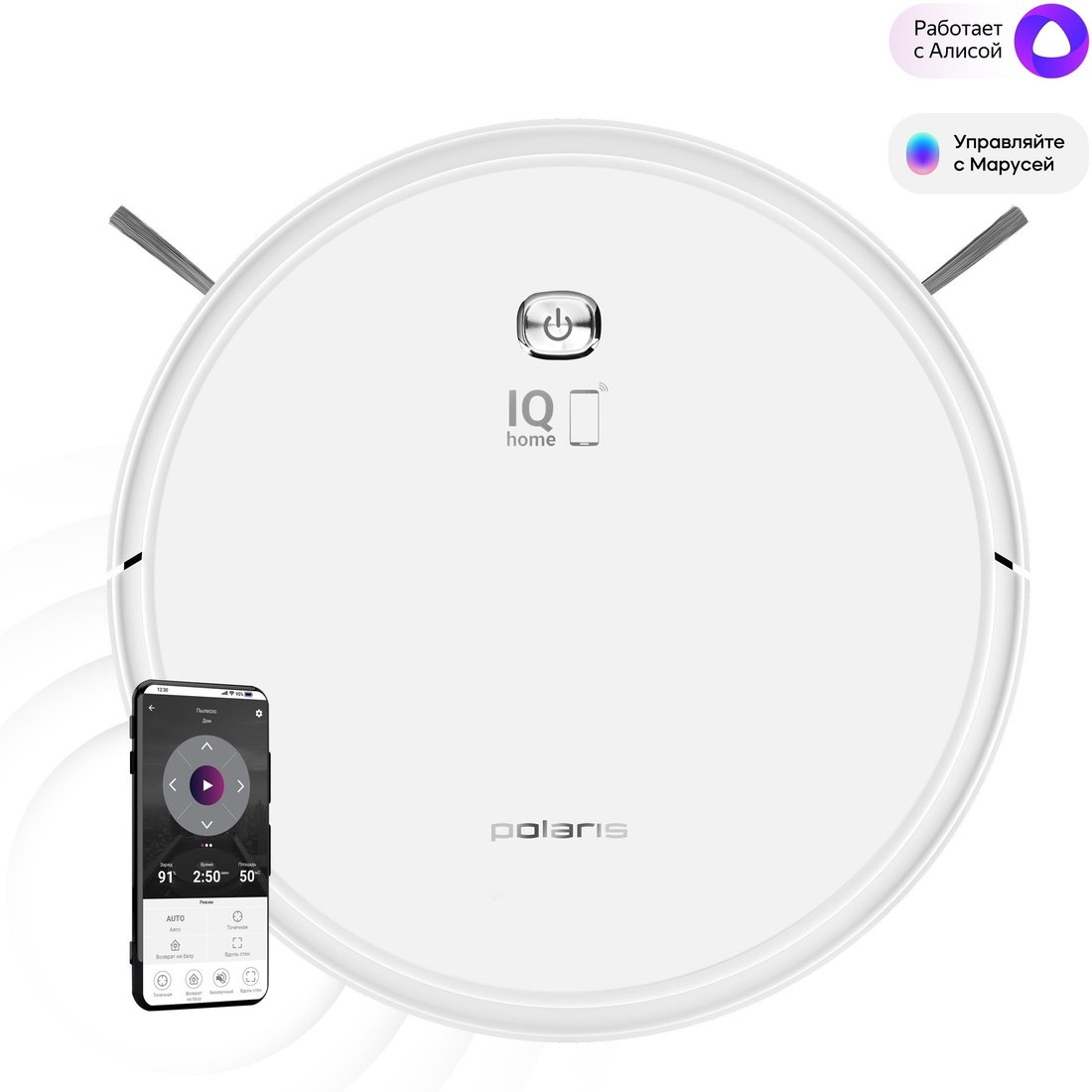 

Робот-пылесос Polaris PVCR 1229 IQ Home Aqua