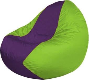 Кресло-мешок Flagman Classic K2.1-185 (салатовый/фиолетовый)