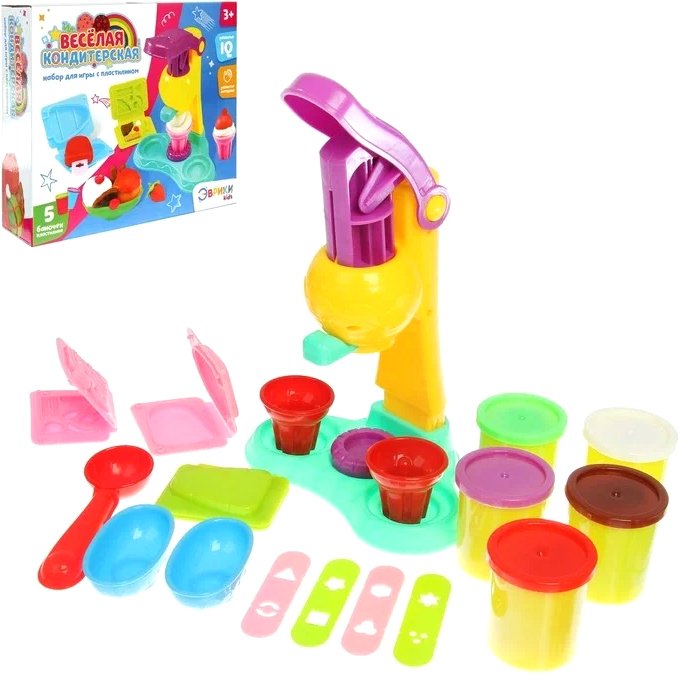 

Пластилин Эврики Веселая кондитерская 5148855