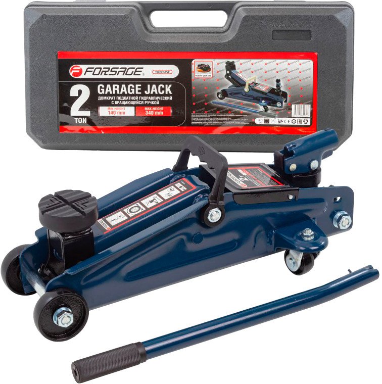 

Подкатной домкрат FORSAGE F-TH22005C 2т