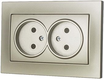 Розетка Elbi Vega 510-011430-908 (титан)