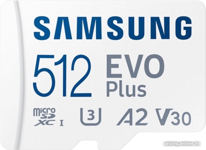 Карта памяти Samsung EVO Plus 2024 microSDXC 512GB (с адаптером)
