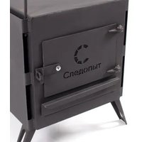 Свободностоящая печь-камин Следопыт Heavy большая (с экранами, угловыми трубами и грибком) PF-SW-09