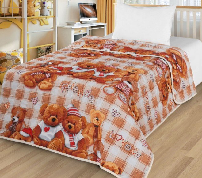 

Покрывало Milanika Классик Мишутки 150x215 (бязь)
