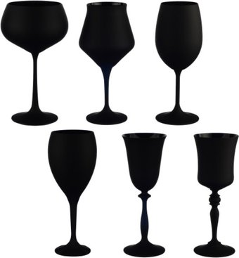 Стаканы, бокалы, рюмки Bohemia Crystal Шахматы 40934/D5220/350 (6 шт)