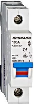

Выключатель нагрузки Schrack Technik AZ 1p 100A AZ200201