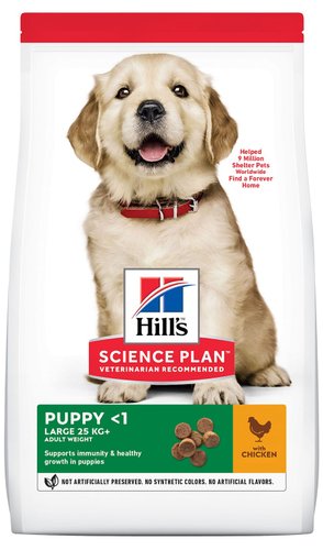Сухой корм для собак Hill's Science Plan Puppy Healthy Development Large Breed с оптимальным содержанием энергии и минералов, с курицей 2.5 кг