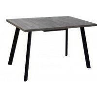 Кухонный стол СоюзРегионПоставка Борг 120х80 (муар черный/дуб марсала)